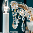 Candelabru clasic cristal Aur 24k 6xE14/40W, Maria Theresia-A LU 2211/6 MT Gold Orion